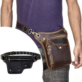 Maxbell Women Waist Bag Hiking Casual Purse Versatile Vintage Design Stylish Hip Bag Black