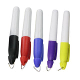Maxbell 5 Pieces Golf Ball Marker Pens Portable Practical Golf Ball Line Marker Tool