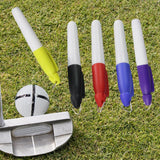 Maxbell 5 Pieces Golf Ball Marker Pens Portable Practical Golf Ball Line Marker Tool