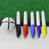 Maxbell 5 Pieces Golf Ball Marker Pens Portable Practical Golf Ball Line Marker Tool
