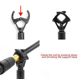 Maxbell Butt Rests Rod Rest Thread M3/8 U Shape Head Rod Grips Rest for Carp
