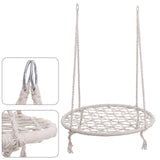 Maxbell Cotton Rope Swing for Child Rustic for Living Room Photography Props Bedroom White