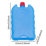 Maxbell 6x Ice Cooler Blocks Reusable Cooling Ice Packs for Outdoors Picnics Camping