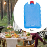 Maxbell 6x Ice Cooler Blocks Reusable Cooling Ice Packs for Outdoors Picnics Camping