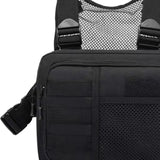 Maxbell Men Women Chest Rig Bag Holder Front Pack Pouch for Running Exercise Fishing Black