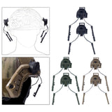 Maxbell Helmet Rail Adapter Hearing Protection for Hunting Outdoor Activities Adults Black