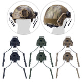 Maxbell Helmet Rail Adapter Hearing Protection for Hunting Outdoor Activities Adults Black