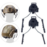 Maxbell Helmet Rail Adapter Hearing Protection for Hunting Outdoor Activities Adults Black