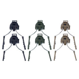 Maxbell Helmet Rail Adapter Hearing Protection for Hunting Outdoor Activities Adults Black