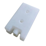 Maxbell 6 Pieces Ice Cooler Blocks Portable Ice Brick Packs for Family Picnic Hiking White