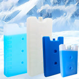 Maxbell 6 Pieces Ice Cooler Blocks Portable Ice Brick Packs for Family Picnic Hiking White