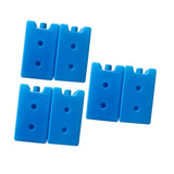 Maxbell 6 Pieces Ice Cooler Blocks Portable Ice Brick Packs for Family Picnic Hiking Blue