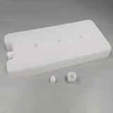 Maxbell Ice Block that Simply Stays Frozen for Longer Ice Pack for Beach Home Picnic 1600g28cmx18.8cmx3cm