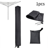 Maxbell Clothes Dry Rack Cover Garden Weather Resistant Laundry Dry Rack Cover Black 180 cm