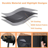 Maxbell Clothes Dry Rack Cover Garden Weather Resistant Laundry Dry Rack Cover Black 165 cm