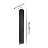 Maxbell Clothes Dry Rack Cover Garden Weather Resistant Laundry Dry Rack Cover Black 165 cm
