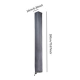 Maxbell Clothes Dry Rack Cover Garden Weather Resistant Laundry Dry Rack Cover Gray 180 cm