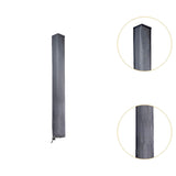 Maxbell Clothes Dry Rack Cover Garden Weather Resistant Laundry Dry Rack Cover Gray 180 cm