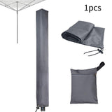 Maxbell Clothes Dry Rack Cover Garden Weather Resistant Laundry Dry Rack Cover Gray 165 cm