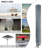 Maxbell Clothes Dry Rack Cover Garden Weather Resistant Laundry Dry Rack Cover Gray 165 cm