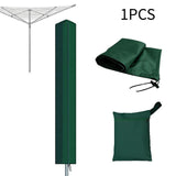 Maxbell Clothes Dry Rack Cover Garden Weather Resistant Laundry Dry Rack Cover Green 180 cm
