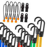 Maxbell Bungee Cords Versatile Sturdy Bungee Straps with Hooks for Bike Camping Cart 32pcs