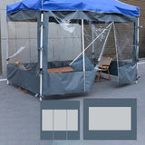 Maxbell Cover Sidewall Waterproof Rain Tarp Clear Sidewalls for Party Patio Outdoor