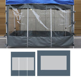 Maxbell Cover Sidewall Waterproof Rain Tarp Clear Sidewalls for Party Patio Outdoor