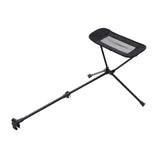 Maxbell Folding Camping Chair Foot Rest Accessory Aluminum Alloy Retractable 45-74cm Black