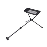 Maxbell Folding Camping Chair Foot Rest Accessory Aluminum Alloy Retractable 45-74cm Black