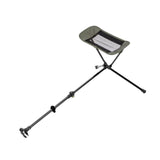 Maxbell Folding Camping Chair Foot Rest Accessory Aluminum Alloy Retractable 45-74cm Green