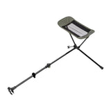 Maxbell Folding Camping Chair Foot Rest Accessory Aluminum Alloy Retractable 45-74cm Green