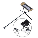 Maxbell Folding Camping Chair Foot Rest Accessory Aluminum Alloy Retractable 45-74cm Khaki