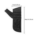 Maxbell 4 Tube Quiver Holder Waist Belt Organizer for Enthusiasts Men Women Practice Black