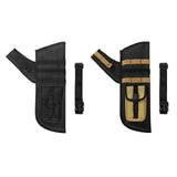 Maxbell 4 Tube Quiver Holder Waist Belt Organizer for Enthusiasts Men Women Practice Black