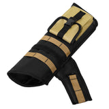 Maxbell 4 Tube Quiver Holder Waist Belt Organizer for Enthusiasts Men Women Practice Khaki