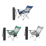 Maxbell Folding Camping Chair Compact Foldable Chair for Lawn Barbqeu Outdoor Sports Blue