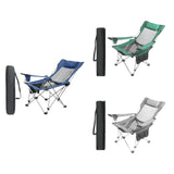 Maxbell Folding Camping Chair Compact Foldable Chair for Lawn Barbqeu Outdoor Sports Blue