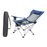 Maxbell Folding Camping Chair Compact Foldable Chair for Lawn Barbqeu Outdoor Sports Blue