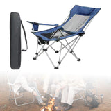 Maxbell Folding Camping Chair Compact Foldable Chair for Lawn Barbqeu Outdoor Sports Blue