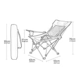Maxbell Folding Camping Chair Compact Foldable Chair for Lawn Barbqeu Outdoor Sports Green