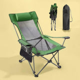 Maxbell Folding Camping Chair Compact Foldable Chair for Lawn Barbqeu Outdoor Sports Green
