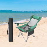 Maxbell Folding Camping Chair Compact Foldable Chair for Lawn Barbqeu Outdoor Sports Green