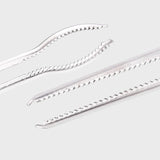 Maxbell Crab Tongs for Live Crabs Anti Slip Grabber Portable for Crabs Fishes Picnic Straight Tip
