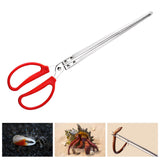 Maxbell Crab Tongs for Live Crabs Anti Slip Grabber Portable for Crabs Fishes Picnic Straight Tip