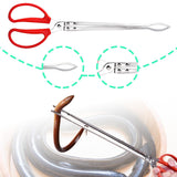 Maxbell Crab Tongs for Live Crabs Anti Slip Grabber Portable for Crabs Fishes Picnic Curved Tip