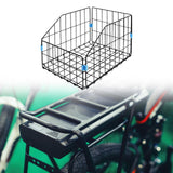 Maxbell Bike Rear Basket Practical Cycling Accessories Iron Bicycle Rear Rack Basket