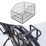 Maxbell Bike Rear Basket Practical Cycling Accessories Iron Bicycle Rear Rack Basket