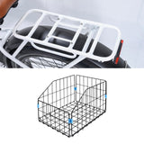 Maxbell Bike Rear Basket Practical Cycling Accessories Iron Bicycle Rear Rack Basket
