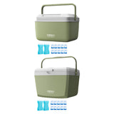 Maxbell Insulated Ice Cooler Premium Camping Cooler Box for Tailgating Outdoor Beach 8 L